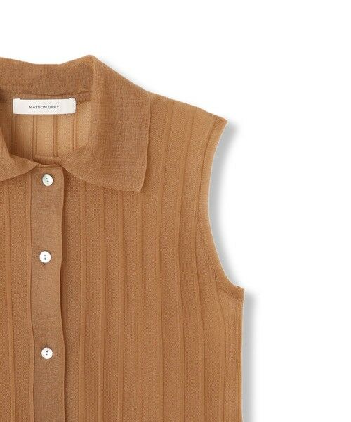 MAYSON GREY / メイソングレイ ニット・セーター | 【WEB限定】シアーノースリーブニットプルオーバー≪手洗い可能≫ | 詳細23