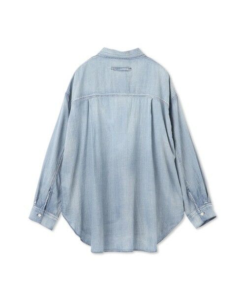 MAYSON GREY / メイソングレイ シャツ・ブラウス | ナチュラルシアーデニムオーバーシャツ≪洗濯機で洗える≫ | 詳細15
