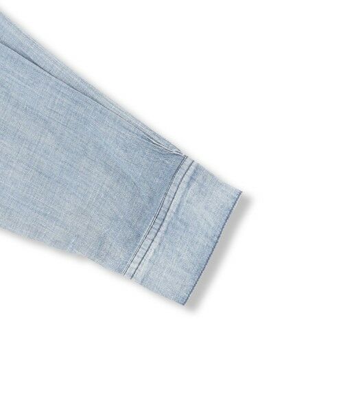 MAYSON GREY / メイソングレイ シャツ・ブラウス | ナチュラルシアーデニムオーバーシャツ≪洗濯機で洗える≫ | 詳細17