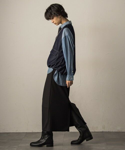 MAYSON GREY / メイソングレイ シャツ・ブラウス | ナチュラルシアーデニムオーバーシャツ≪洗濯機で洗える≫ | 詳細9