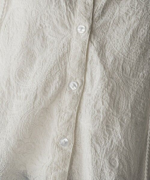 MAYSON GREY / メイソングレイ シャツ・ブラウス | ペイズリー柄総刺繍綿ボイルギャザーブラウス≪手洗い可能≫ | 詳細6