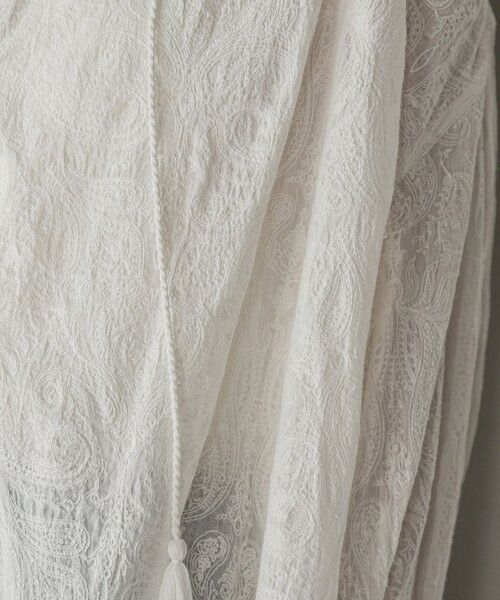 MAYSON GREY / メイソングレイ シャツ・ブラウス | ペイズリー柄総刺繍綿ボイルギャザーブラウス≪手洗い可能≫ | 詳細7