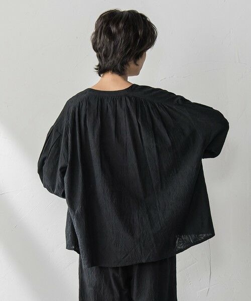 MAYSON GREY / メイソングレイ シャツ・ブラウス | ペイズリー柄総刺繍綿ボイルギャザーブラウス≪手洗い可能≫ | 詳細12