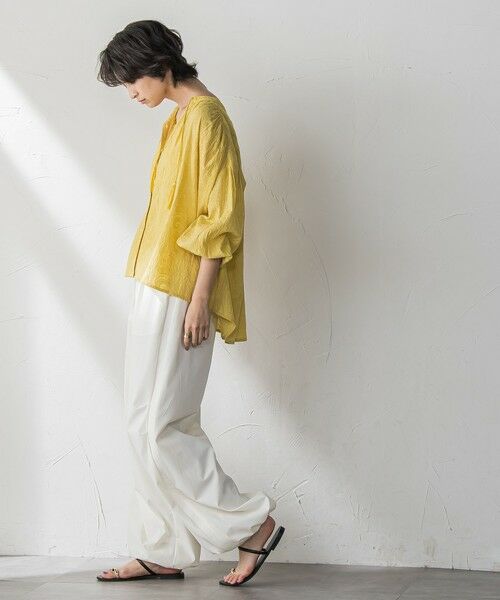 MAYSON GREY / メイソングレイ シャツ・ブラウス | ペイズリー柄総刺繍綿ボイルギャザーブラウス≪手洗い可能≫ | 詳細22