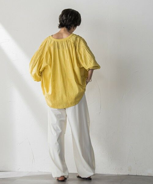 MAYSON GREY / メイソングレイ シャツ・ブラウス | ペイズリー柄総刺繍綿ボイルギャザーブラウス≪手洗い可能≫ | 詳細23