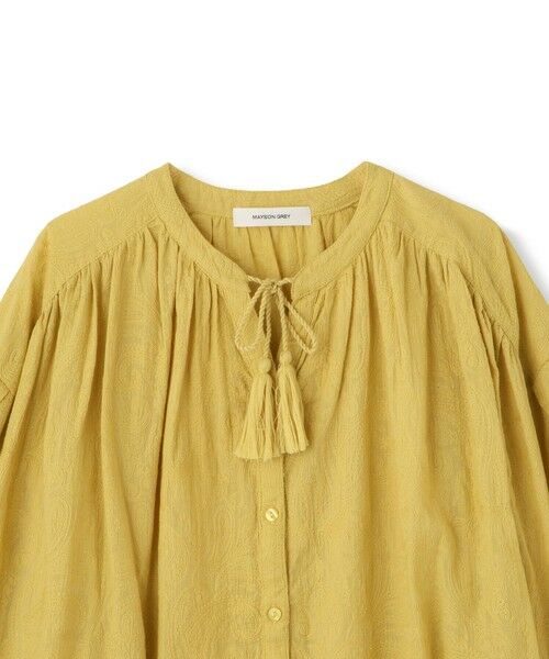 MAYSON GREY / メイソングレイ シャツ・ブラウス | ペイズリー柄総刺繍綿ボイルギャザーブラウス≪手洗い可能≫ | 詳細28