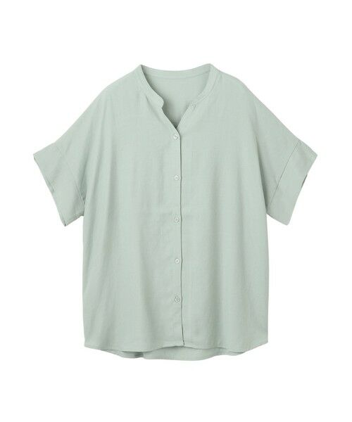 MAYSON GREY / メイソングレイ シャツ・ブラウス | 【WEB限定】バンドカラーリネンライクシャツ≪洗濯機で洗える≫ | 詳細26