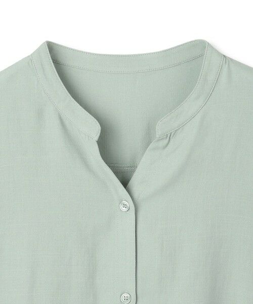 MAYSON GREY / メイソングレイ シャツ・ブラウス | 【WEB限定】バンドカラーリネンライクシャツ≪洗濯機で洗える≫ | 詳細28