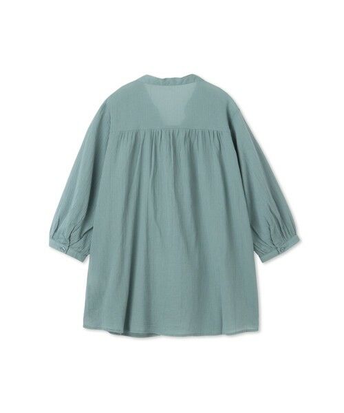 MAYSON GREY / メイソングレイ シャツ・ブラウス | 【WEB限定】バンドカラー楊柳7分袖シャツ≪洗濯機で洗える≫ | 詳細20