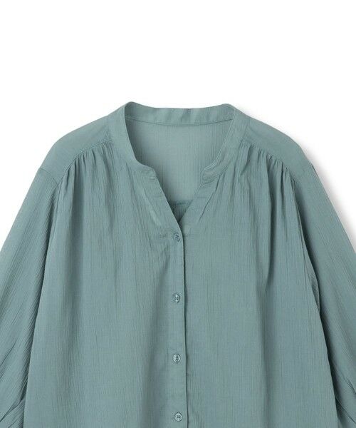 MAYSON GREY / メイソングレイ シャツ・ブラウス | 【WEB限定】バンドカラー楊柳7分袖シャツ≪洗濯機で洗える≫ | 詳細21