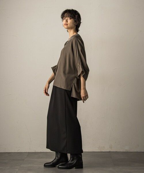 MAYSON GREY / メイソングレイ シャツ・ブラウス | タックワイドスリーブVネックドルマンブラウス≪手洗い可能≫ | 詳細23