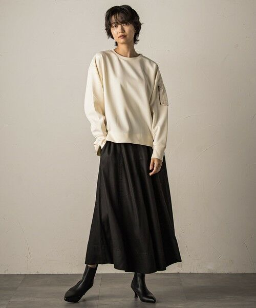 MAYSON GREY / メイソングレイ ロング・マキシ丈ワンピース | ワークポケット付きダンボールセットアップ≪洗濯機で洗える≫ | 詳細10