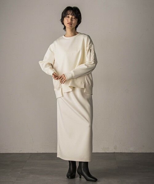 MAYSON GREY / メイソングレイ ロング・マキシ丈ワンピース | ワークポケット付きダンボールセットアップ≪洗濯機で洗える≫ | 詳細5