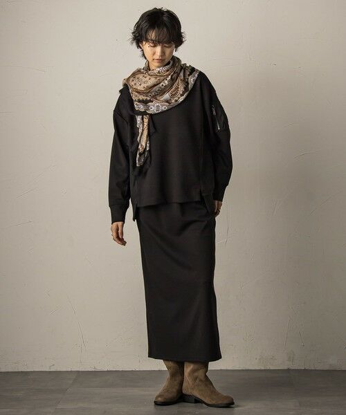 MAYSON GREY / メイソングレイ ロング・マキシ丈ワンピース | ワークポケット付きダンボールセットアップ≪洗濯機で洗える≫ | 詳細17