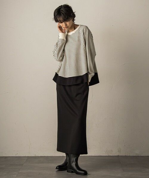 MAYSON GREY / メイソングレイ ロング・マキシ丈ワンピース | ワークポケット付きダンボールセットアップ≪洗濯機で洗える≫ | 詳細21