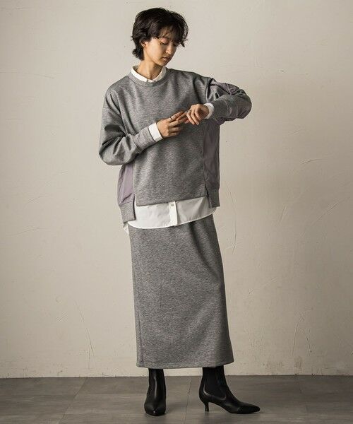 MAYSON GREY / メイソングレイ ロング・マキシ丈ワンピース | ワークポケット付きダンボールセットアップ≪洗濯機で洗える≫ | 詳細29