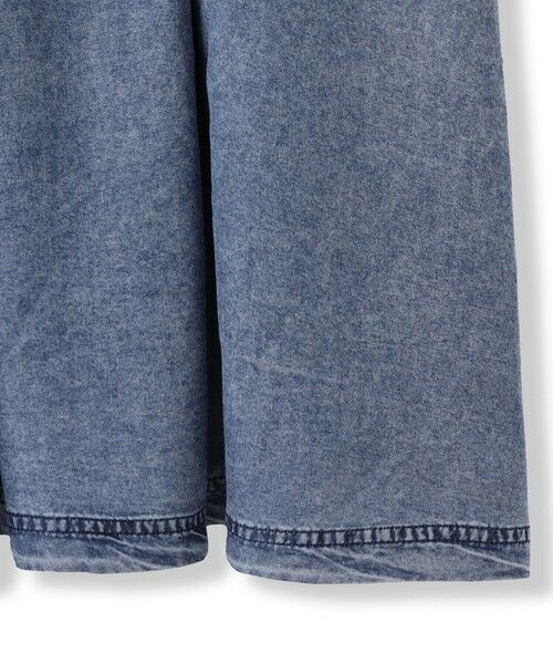 MAYSON GREY / メイソングレイ ロング・マキシ丈ワンピース | 揺れるデニムタックフレアワンピース≪洗濯機で洗える≫ | 詳細12