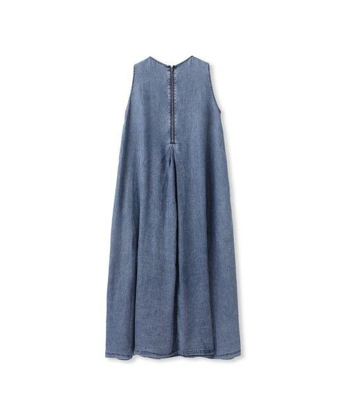 MAYSON GREY / メイソングレイ ロング・マキシ丈ワンピース | 揺れるデニムタックフレアワンピース≪洗濯機で洗える≫ | 詳細9