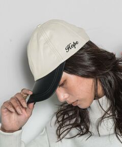 MAYSON GREY / メイソングレイ キャップ | HOPE　レザーベースボールキャップ