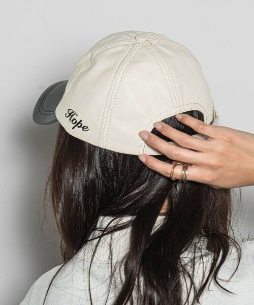 MAYSON GREY / メイソングレイ キャップ | HOPE　レザーベースボールキャップ | 詳細2