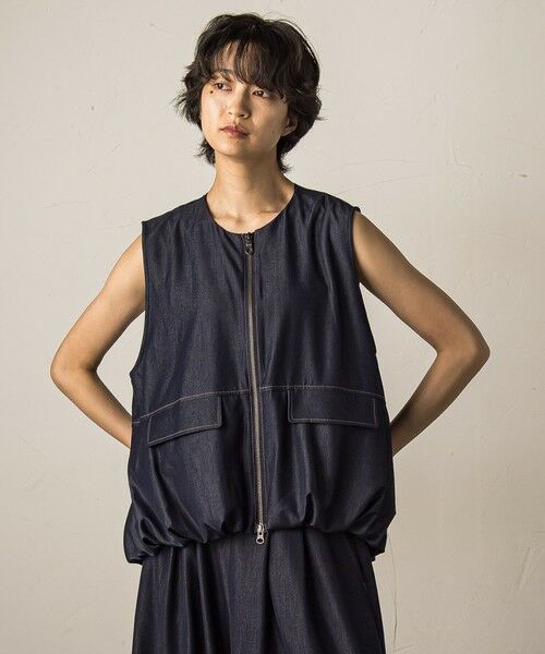 MAYSON GREY / メイソングレイ ダウンジャケット・ベスト | バルーンヘムジップベスト≪洗濯機で洗える/セットアップ対応≫ | 詳細8