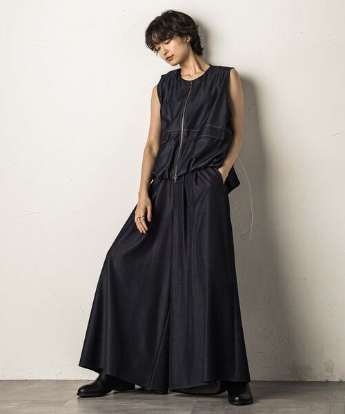 MAYSON GREY / メイソングレイ ダウンジャケット・ベスト | バルーンヘムジップベスト≪洗濯機で洗える/セットアップ対応≫ | 詳細10