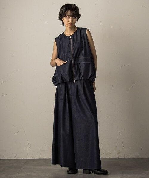 MAYSON GREY / メイソングレイ ダウンジャケット・ベスト | バルーンヘムジップベスト≪洗濯機で洗える/セットアップ対応≫ | 詳細12