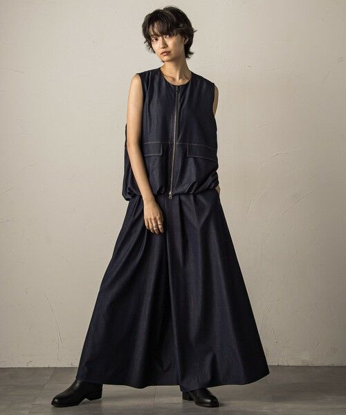 MAYSON GREY / メイソングレイ ダウンジャケット・ベスト | バルーンヘムジップベスト≪洗濯機で洗える/セットアップ対応≫ | 詳細13