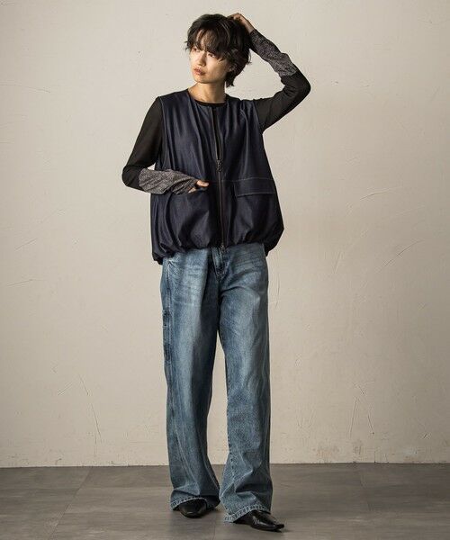 MAYSON GREY / メイソングレイ ダウンジャケット・ベスト | バルーンヘムジップベスト≪洗濯機で洗える/セットアップ対応≫ | 詳細14