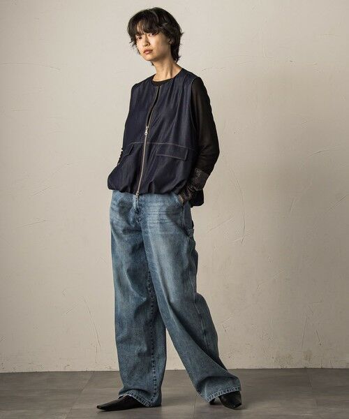 MAYSON GREY / メイソングレイ ダウンジャケット・ベスト | バルーンヘムジップベスト≪洗濯機で洗える/セットアップ対応≫ | 詳細15