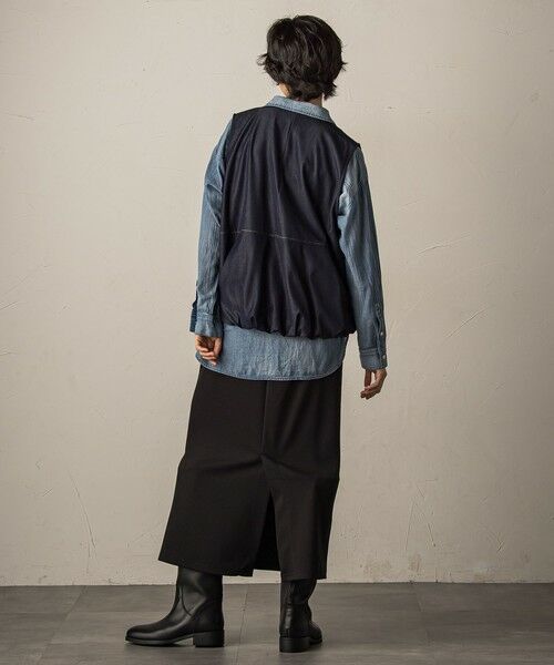 MAYSON GREY / メイソングレイ ダウンジャケット・ベスト | バルーンヘムジップベスト≪洗濯機で洗える/セットアップ対応≫ | 詳細7