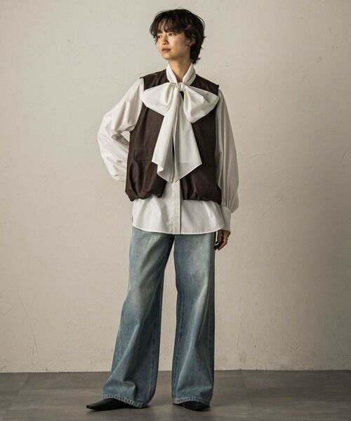 MAYSON GREY / メイソングレイ ダウンジャケット・ベスト | バルーンヘムジップベスト≪洗濯機で洗える/セットアップ対応≫ | 詳細24