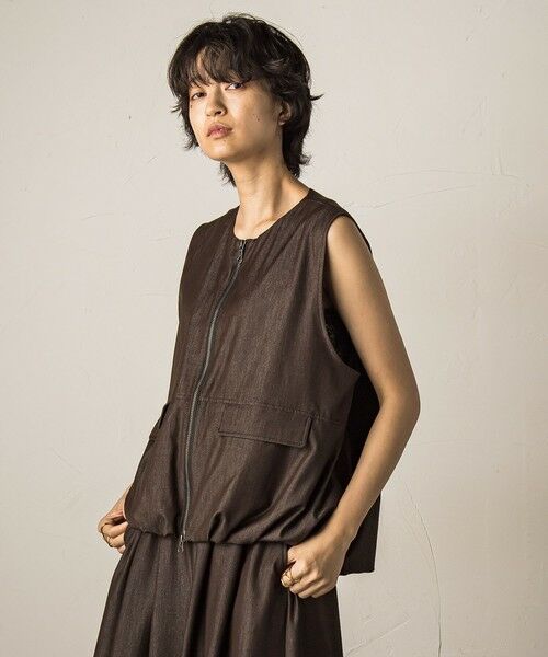 MAYSON GREY / メイソングレイ ダウンジャケット・ベスト | バルーンヘムジップベスト≪洗濯機で洗える/セットアップ対応≫ | 詳細17