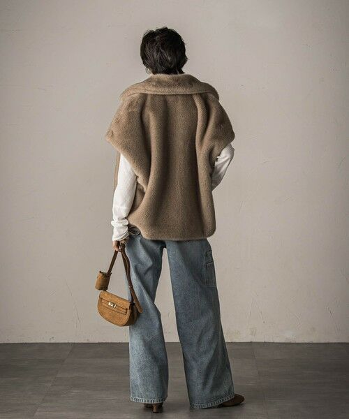 MAYSON GREY / メイソングレイ ダウンジャケット・ベスト | グラデーションフェイクファージレ | 詳細6