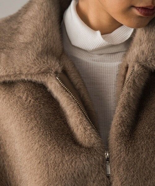 MAYSON GREY / メイソングレイ ダウンジャケット・ベスト | グラデーションフェイクファージレ | 詳細9