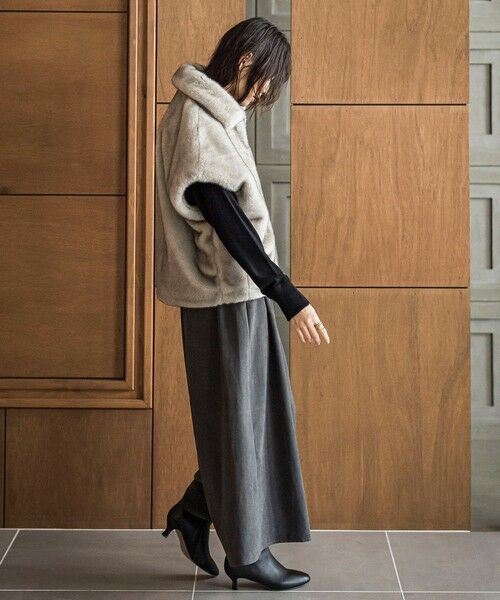 MAYSON GREY / メイソングレイ ダウンジャケット・ベスト | グラデーションフェイクファージレ | 詳細16