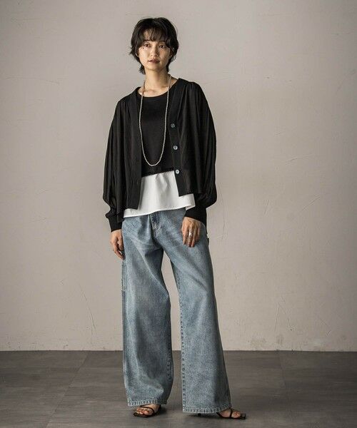 MAYSON GREY / メイソングレイ カットソー | 【WEB限定】シャツレイヤード風プルオーバー≪手洗い可能≫ | 詳細9