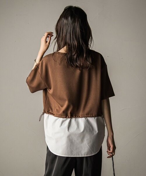 MAYSON GREY / メイソングレイ カットソー | 【WEB限定】シャツレイヤード風プルオーバー≪手洗い可能≫ | 詳細14