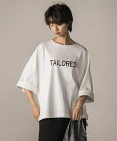 MAYSON GREY / メイソングレイ カットソー | ワイドスリーブロゴプルオーバー≪手洗い可能≫