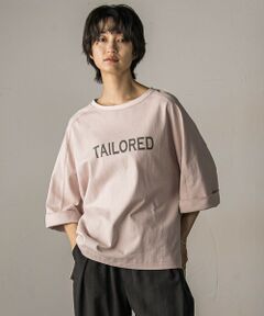 MAYSON GREY / メイソングレイ カットソー | ワイドスリーブロゴプルオーバー≪手洗い可能≫