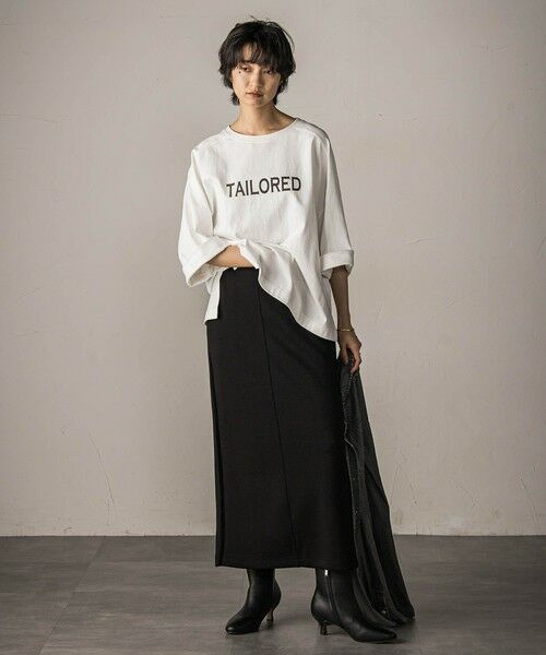 MAYSON GREY / メイソングレイ カットソー | ワイドスリーブロゴプルオーバー≪手洗い可能≫ | 詳細5