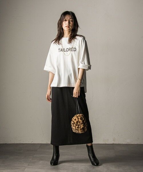 MAYSON GREY / メイソングレイ カットソー | ワイドスリーブロゴプルオーバー≪手洗い可能≫ | 詳細8