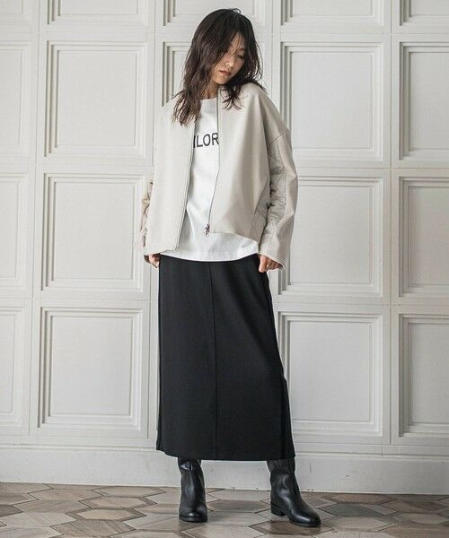 MAYSON GREY / メイソングレイ カットソー | ワイドスリーブロゴプルオーバー≪手洗い可能≫ | 詳細10