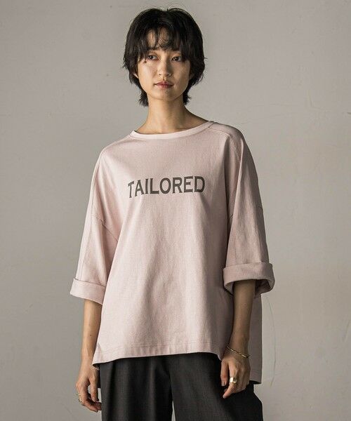 MAYSON GREY / メイソングレイ カットソー | ワイドスリーブロゴプルオーバー≪手洗い可能≫ | 詳細12