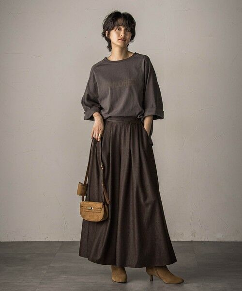 MAYSON GREY / メイソングレイ カットソー | ワイドスリーブロゴプルオーバー≪手洗い可能≫ | 詳細25