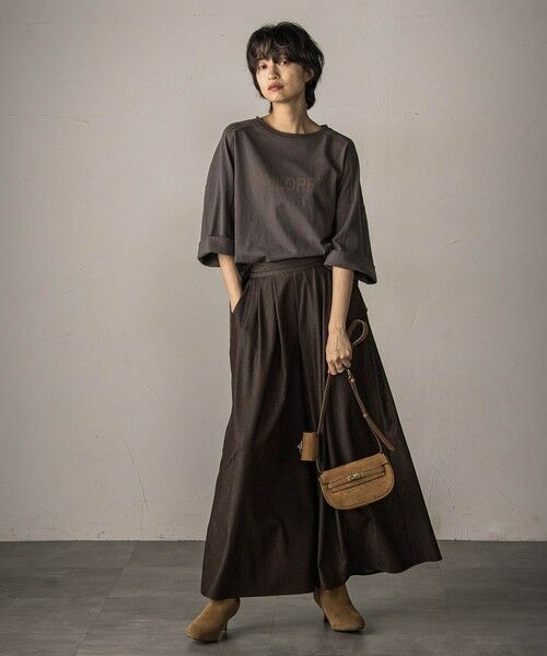 MAYSON GREY / メイソングレイ カットソー | ワイドスリーブロゴプルオーバー≪手洗い可能≫ | 詳細26