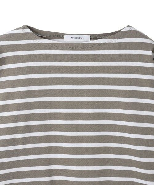 MAYSON GREY / メイソングレイ カットソー | 【WEB限定】ボーダーロングTシャツ≪洗濯機で洗える≫ | 詳細8