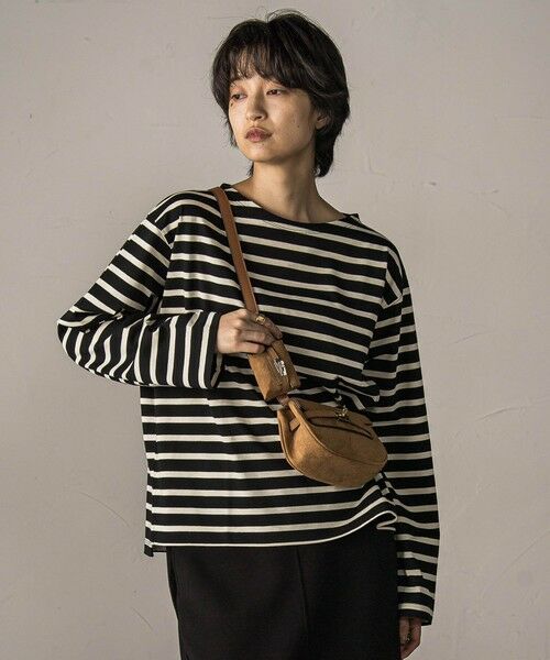 MAYSON GREY / メイソングレイ カットソー | 【WEB限定】ボーダーロングTシャツ≪洗濯機で洗える≫ | 詳細20