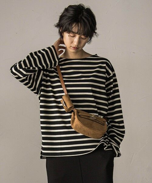 MAYSON GREY / メイソングレイ カットソー | 【WEB限定】ボーダーロングTシャツ≪洗濯機で洗える≫ | 詳細21