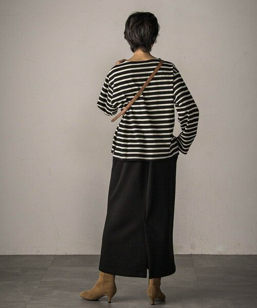 MAYSON GREY / メイソングレイ カットソー | 【WEB限定】ボーダーロングTシャツ≪洗濯機で洗える≫ | 詳細25